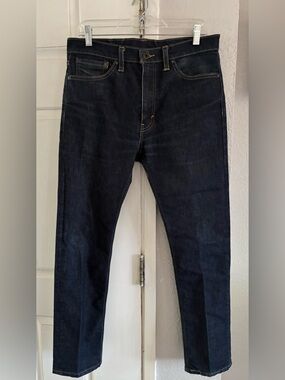 Men’s Black Label Dark Wash Denim Jeans New Size 34x30